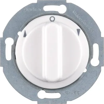 vypínač Berker Přepínač, žaluziový, s centrálním dílem a otočným knoflíkem, serie 1930/glas Barva: Černá, Povrch: Lesk