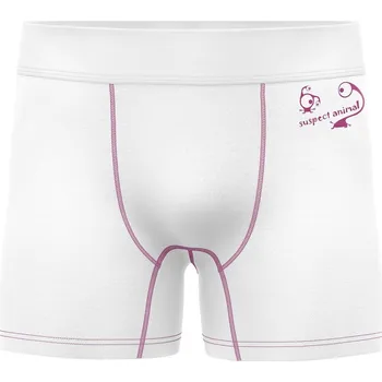 Dětské funkční trenýrky ŠKLÍBA bílá Bamboo Ultra - Růžová / 130