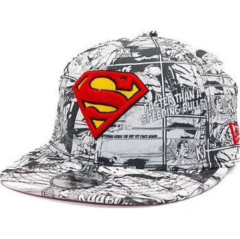 Kšiltovka Dětská Kšiltovka New Era - WARNER BROS DC Print 9FIFTY - Superman - Scarlet / Black dětské kšiltovky Youth (54-56 cm)
