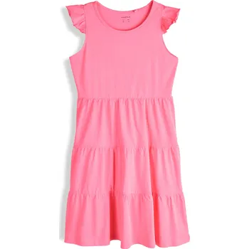 Dívčí oblečení GATE Bavlněné šaty s volánky 13Y 425-0334/65