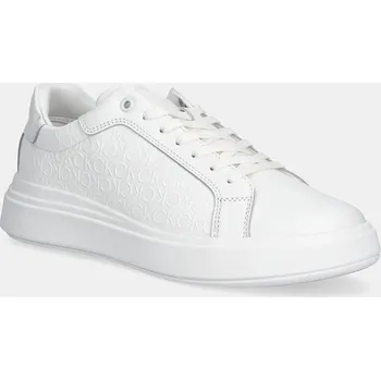 Pánská obuv Tenisky Calvin Klein CHUNKY LOW TOP LACE UP MONO HM0HM01970 bílá 00X, EUR 42
