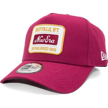 Kšiltovka Kšiltovka New Era - Branded Washed Patch 9FORTY A-Frame - Cherry velikost One Size (56-59 cm)