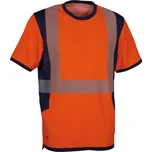 Reflexní pracovní tričko Cofra PARHAM Barva: Oranžová, Velikost: 4XL