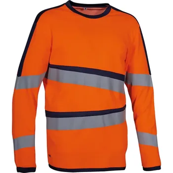 Pracovní oblečení Reflexní pracovní tričko COFRA ELDORET Barva: Oranžová, Velikost: 2XL