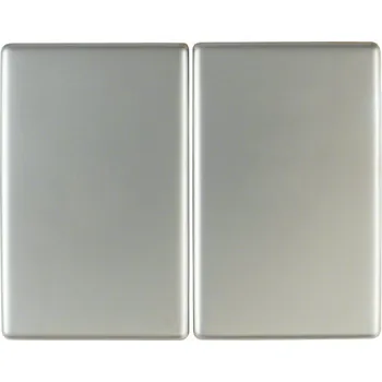 vypínač Kolébka, dělená, Berker K.1 Barva: Nerezová ocel, Povrch: Mat