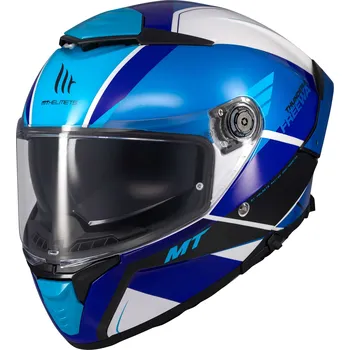 Helma na motorku MT Helmets Integrální helma na motorku MT Thunder 4 SV Freeway modro-šedo-černá L
