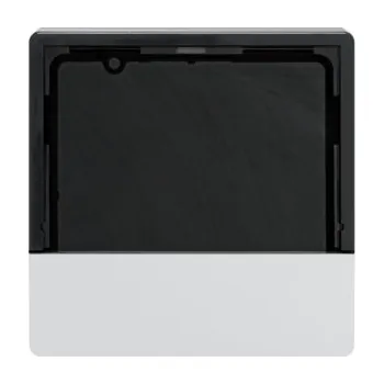 vypínač Kryt pro room controller a termostat s 1,9" displejem, Berker Q.x, bílá, sametová