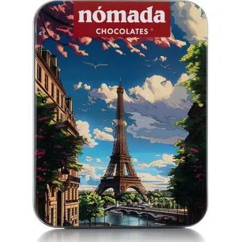 Bonboniéra Nómada mléčná čokoláda box Paris 50g