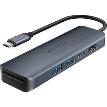 Notebook Hyper HyperDrive Next 6 Port USB-C Hub modrá (HD4002GL)