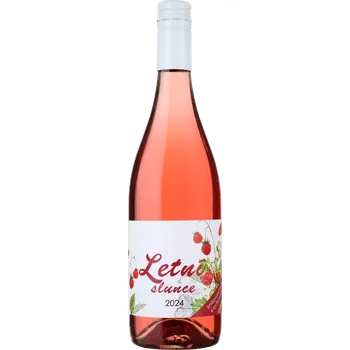 Letní slunce, Cabernet moravia rosé 2024, moravské zemské víno - perlivé, Vinařství VITISBERG, polosuché
