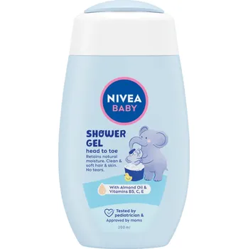 Sprchový gel Nivea Baby Head To Toe Shower Gel jemný sprchový gel na tělo a vlasy