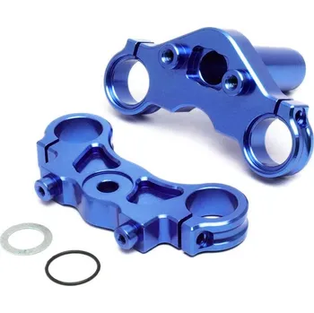 RC vybavení 1:4 Losi Promoto-MX Motorcycle: Spojka trojitá, hliník, modrá