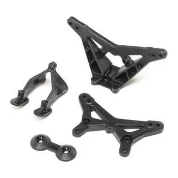 RC vybavení Mini-B: Losi věž tlumičů přední a zadní, lože křídla