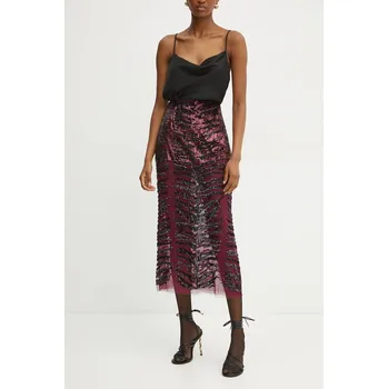 Dámská sukně Sukně Pinko 103850.A201 burgundské 93X, vel. 34