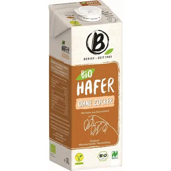 Rostlinné mléko Ovesný nápoj bez cukru bio 1 l - BERIEF