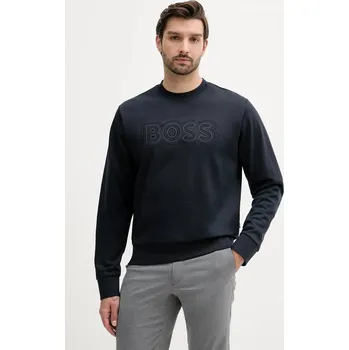 Pánská mikina Bavlněná mikina BOSS C-Soleri 214 50543914 námořnická modř 59X, vel. XL