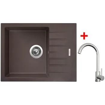 Sinks PERFECTO 650 Marone + ARCO celonerezová