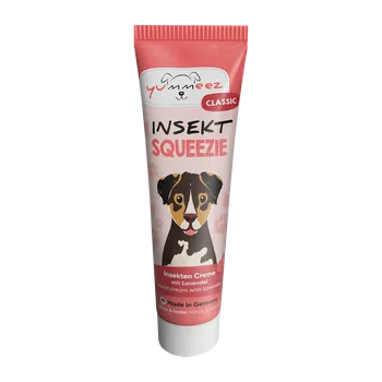 Pamlsek pro psa Yummeez Squeezie Insect Pasta s hmyzem, 100 g