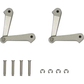 RC vybavení Fw 190 A 1.5m: E-flite klipy a panty podvozku