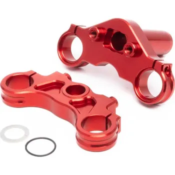 RC vybavení 1:4 Losi Promoto-MX Motorcycle: Spojka trojitá, hliník, červená