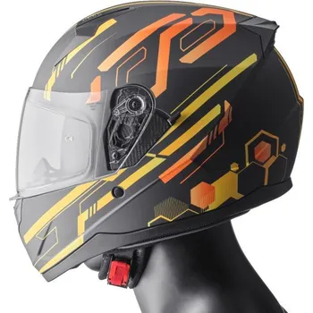 Helma na motorku Integrální helma GMS ZG12501-M56-XL HEXAGO ZG12501 žluto - oranžové XL