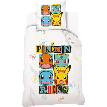 Povlečení Dětské povlečení Pokémon Rocks