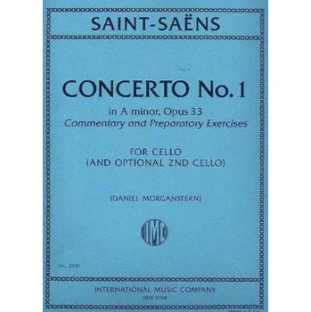 Camille Saint-Saens: Concerto No. 1 In A Minor Opus 33 - Morganstern (noty na violoncello)
