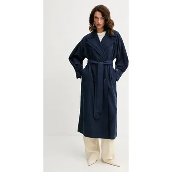 Dámský kabát Kabát BOSS Orange C_Camina 50543216 námořnická modř 59X, vel. 40