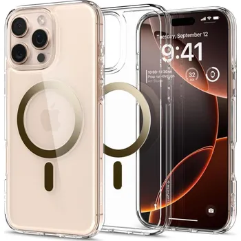 Náhradní kryt pro mobilní telefon Kryt Spigen Ultra Hybrid Mag Magsafe iPhone 16 Pro gold