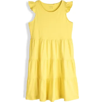 Dívčí šaty GATE Bavlněné šaty s volánky 8Y 425-0334/331