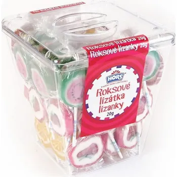 Bonbon HORS Roks Lízátka Lízanky dóza 60x20g