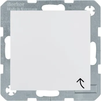 Elektrická zásuvka Zásuvka SCHUKO s víčkem Berker S.1/B.3/B.7 Barva: Bílá, Povrch: Mat