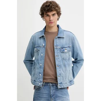 Dámská casual bunda Džínová bunda Tommy Jeans DM0DM21916 modrá 50J, vel. XL