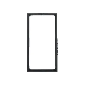 Elektrická zásuvka Rámeček s velkým výřezem, Berker B.7, alu/antracit