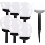 Gardlov Sada solárních zahradních lamp - koule - 6 ks