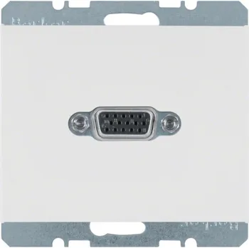 Elektrická zásuvka Zásuvka VGA Berker K.1/K.5 Barva: Bílá, Povrch: Lesk