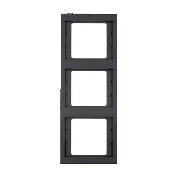 Elektrická zásuvka Rámeček Berker K.1, antracit mat Orientace: Svislý, Rozměry: 3-násobný