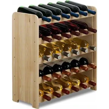 Stojan na víno WAMAR Regál na víno Woody 30 Open