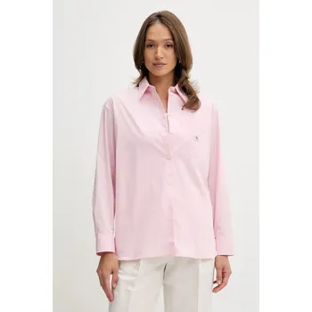 Pánské oblečení Košile Calvin Klein Jeans LV047C143G růžová 03X, vel. M