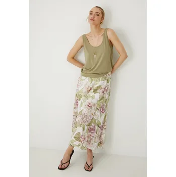 Dámská sukně Sukně Medicine bílá barva, maxi, áčková RS25.SDD901 00B, vel. XS