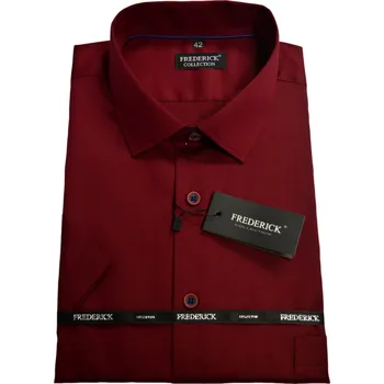 Pánská košile Pánská košile s krátkým rukávem - střih REGULAR - vzor F219B - 46