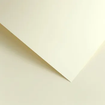 Papír Papír na vizitky A4 120g 206802 Satin, hladký krémový