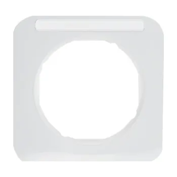 vypínač Rámeček s popisovým polem, Berker R.1, bílá, lesk Rozměry: 1-násobný