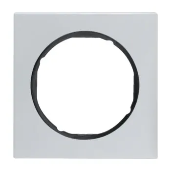 Elektrická zásuvka Rámeček Berker R.3, alu/černá Rozměry: 1-násobný