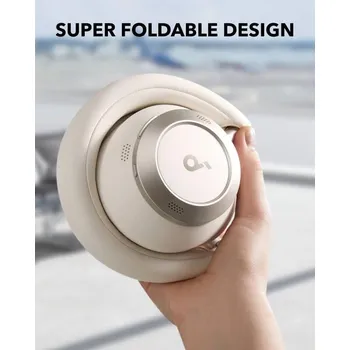 Sluchátka Bluetooth sluchátka Anker soundcore Space One Pro bílá (A3062G21)