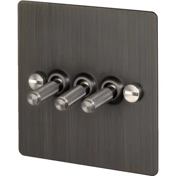 vypínač BUSTER + PUNCH 3G PŘEPÍNAČ / KOUŘOVÝ BRONZ / OCEL