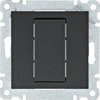 vypínač Hager Záslepka, Lumina, černá mat