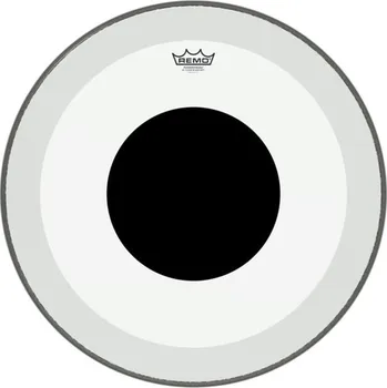 Blána Remo Blána pro bicí Powerstroke 3 Transparent Black Dot24" P3-1324-10 13185