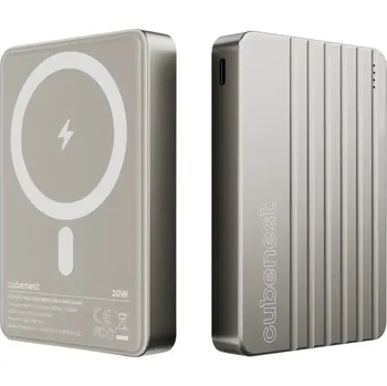 Powerbanka Cubenest Slim S1B2 10000 mAh titanová