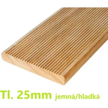 Prkno GARAPA 25x145, délka 3355mm jm./hl. (Tropické dřevo)